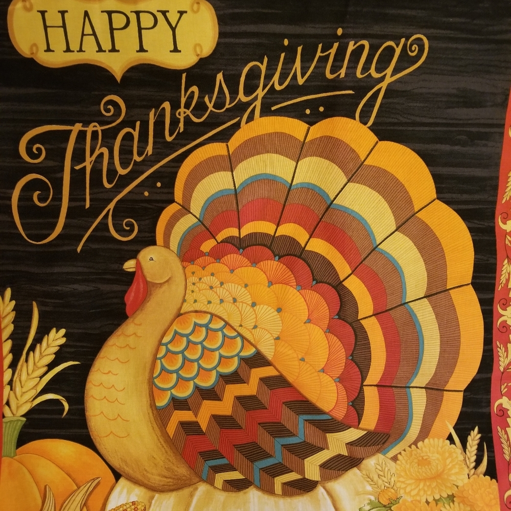 Thanksgiving Chair Throw